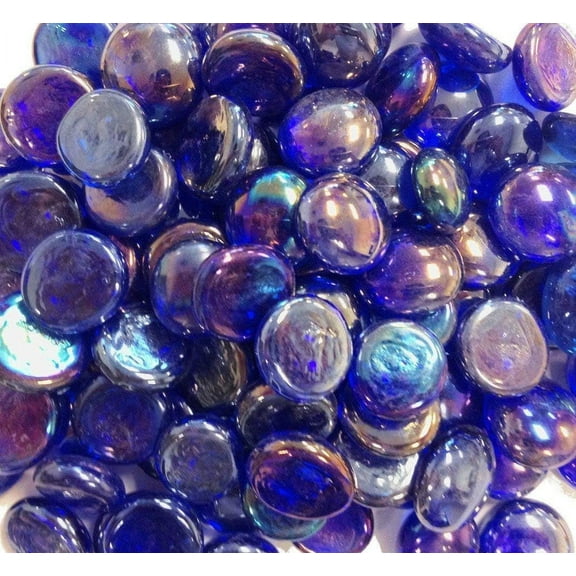 Miracolors - 5 LB - Cobalt Blue Irid. - Vase Fillers - Glass Gems
