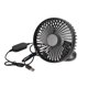 thumbnail image 1 of Ventilador de aire acondicionado para coche, 12/24 V, USB, ajustable, con potente viento, para salpicadero, accesorios interiores (negro), 1 of 5