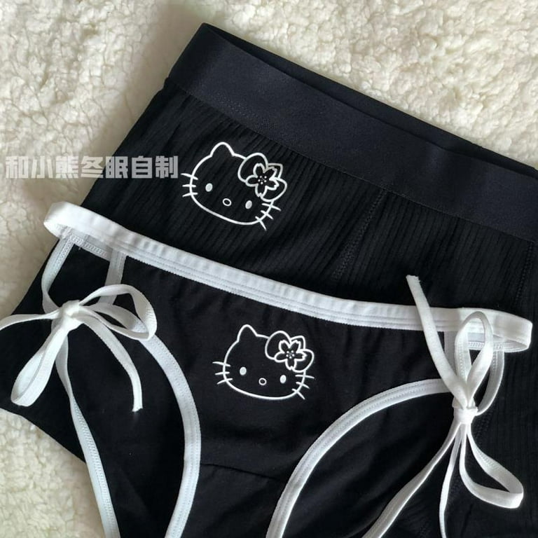 Couple Panties Set Hello Kitty Kawaii Sexy Kuromi Melody Cartoon Figure  Briefs Knickers Underpand Man Shorts Girl Clothes Gifts 