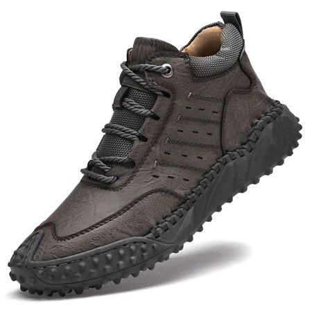 

Plus Size Men s High Top Hiking Shoes Non-slip Climbing Boots For Winter Outdoor