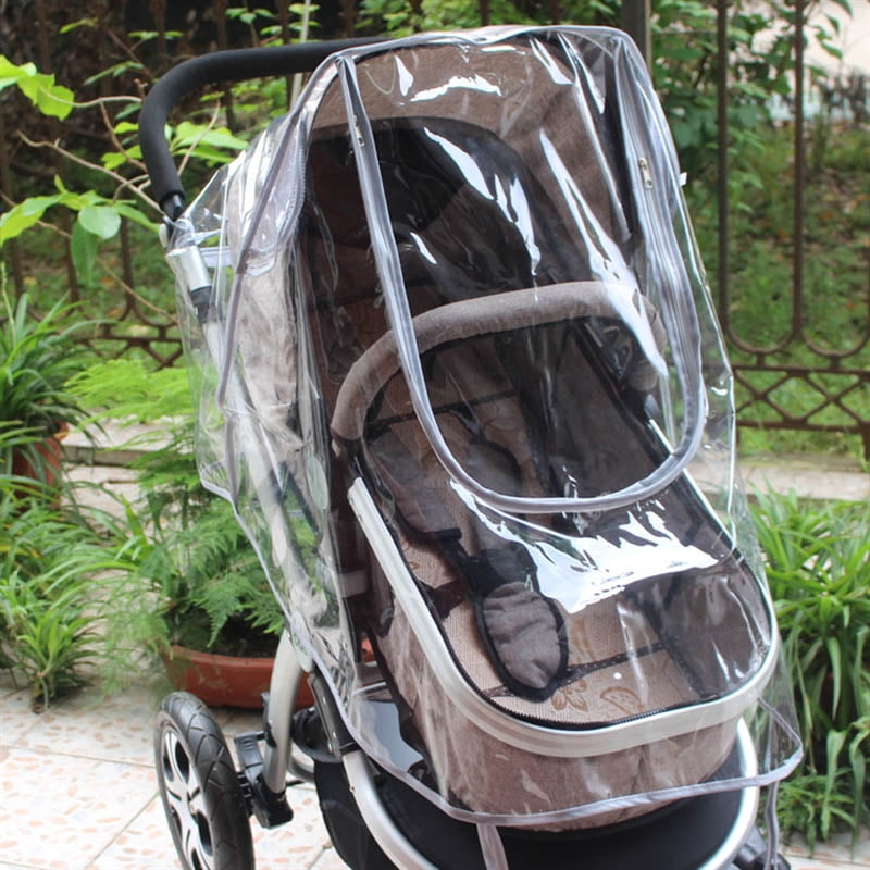 Pushchair Wind Shield Buggy Rain Protect Cover Baby Stroller Pram Windproof Home 