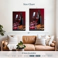 thumbnail image 4 of Elephant Stock Autumn Red Wine Wall Art - Vertical Canvas Wall Art - Living Room Wall Decor - Food And Drink Canvas - Red And Black Decor - 30" x 45", 4 of 8