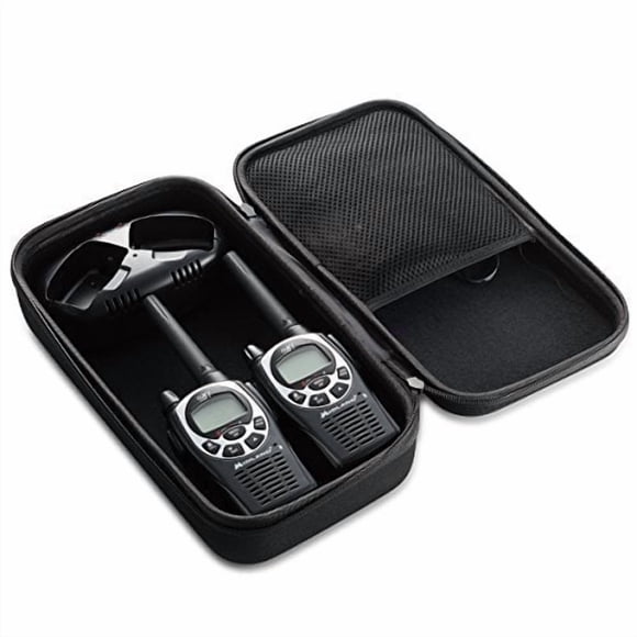 Funda rígida de 29 x 16 x 8 cm para walkie talkie GMRS de 2 vías