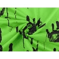 thumbnail image 6 of oneOone Rayon Light Green Fabric Handprint Skull Craft Projects Decor Fabric Printed By The Yard 56 Inch Wide, 6 of 6