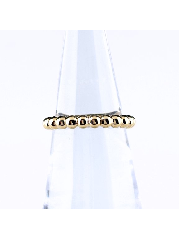 Pre-Owned Van Cleef & Arpels Perlee YG Yellow Gold Ring 750 for Women