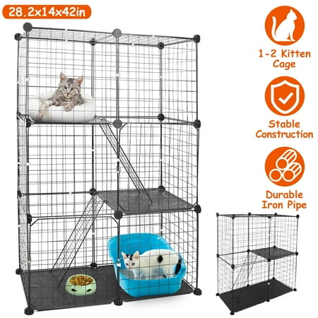 Cat Playpen Cat Cage Indoor Cat House Metal Cat Cage Kitten House