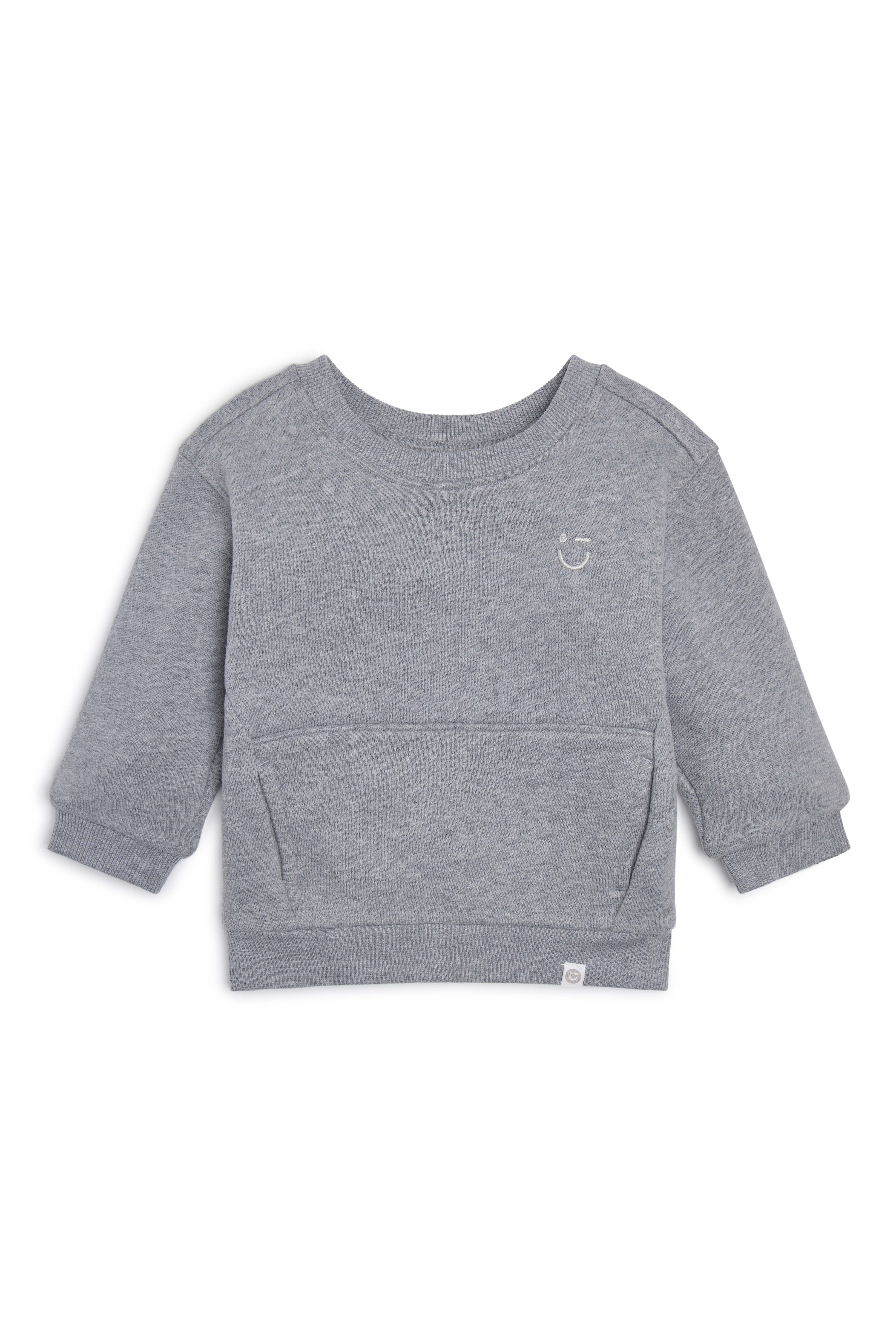 Color Mix by Garanimals Baby Butter Fleece Sweatshirt & Jogger Outfit Set, Sizes 6-24 Months