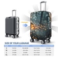 thumbnail image 2 of Luggage Cover Anti Scratch, Magical Butterfly In Forest Elastic Suitcase Protector Fits 18-32 Inch Luggage, 2 of 2