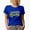 Royal Blue, variant on Feeling Lucky with Irish Cap, St. Patrick's Day Gift, Black T-Shirt, Small