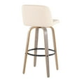 thumbnail image 6 of Toriano 30" Fixed-Height Bar Stool, Bar Chairs, Swivel Bar Stools, Bar Stools Set of 2, 6 of 6