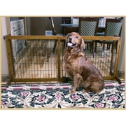 Carlson 2870DS 2-in-1 Extra Tall Wood Freestanding Pet Gate