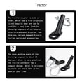 thumbnail image 3 of Eigraketly Acoplador de remolque de bicicleta de 2 piezas, accesorio de codo en ángulo, modelo de enganche, conector de remolque para cochecito Ciclismo, 3 of 6