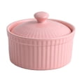 thumbnail image 3 of NWOKYZGH Ramekins with Lids Oven Safe Ceramics Ramekin Bowls for Baking, Porcelain Bake Dishes for Souffle, Creme Brulee, Lava Cake, Ice Cream Desserts, Snacks, 3 of 5