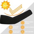 thumbnail image 4 of Mangas de brazo Skull Cap Set para Mujeres Hombres Ciclismo Senderismo Negro Afortunado Sencillez, 4 of 5