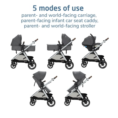 Maxi-Cosi Siena Luxe Modular Travel System, Travertine
