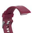 thumbnail image 2 of Bracelet de Montre pour Garmin Forerunner 35 Inox 30 35J ForeAthlete 35J Rouge Vin, 2 of 7
