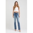 thumbnail image 6 of Grace in LA Women's Cross Western Embellished Bootcut Stretch Jeans (25, Blue Stonewashed), 6 of 7