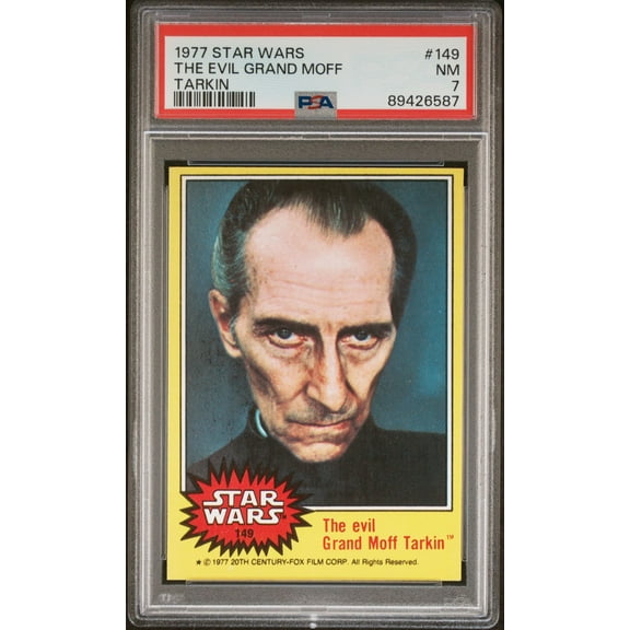 Pre-Owned 1977 Topps Star Wars Series 3 The Evil Grand Moff Tarkin 149 PSA 7