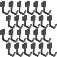 thumbnail image 1 of 24Pcs Hooks J Shape Hook Peg Board Tool Organizer Accessories, Black, 1 of 5