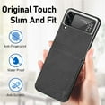 thumbnail image 3 of CoverON For Samsung Galaxy Z Flip3 5G Case, Slim fit Lightweight Hard Phone Cover, Black, 3 of 9
