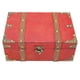 thumbnail image 1 of Cofre del tesoro Bling Bling Caja de Madera rectangular Vintage con esquinas reforzadas, 1 of 12