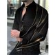 thumbnail image 1 of Camisa con estampado de leopardo para hombre, diseño de cadena a cuadros, moda urbana, ocio, deportes al aire libre, primavera y verano, 1 of 6