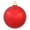 Red, variant on Vickerman 6" Emerald Shiny Ball Ornament, 4 per Bag