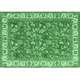 thumbnail image 1 of Ahgly Company Indoor Rectangle Persian Emerald Green Traditional Area Rugs, 2' x 4', 1 of 4