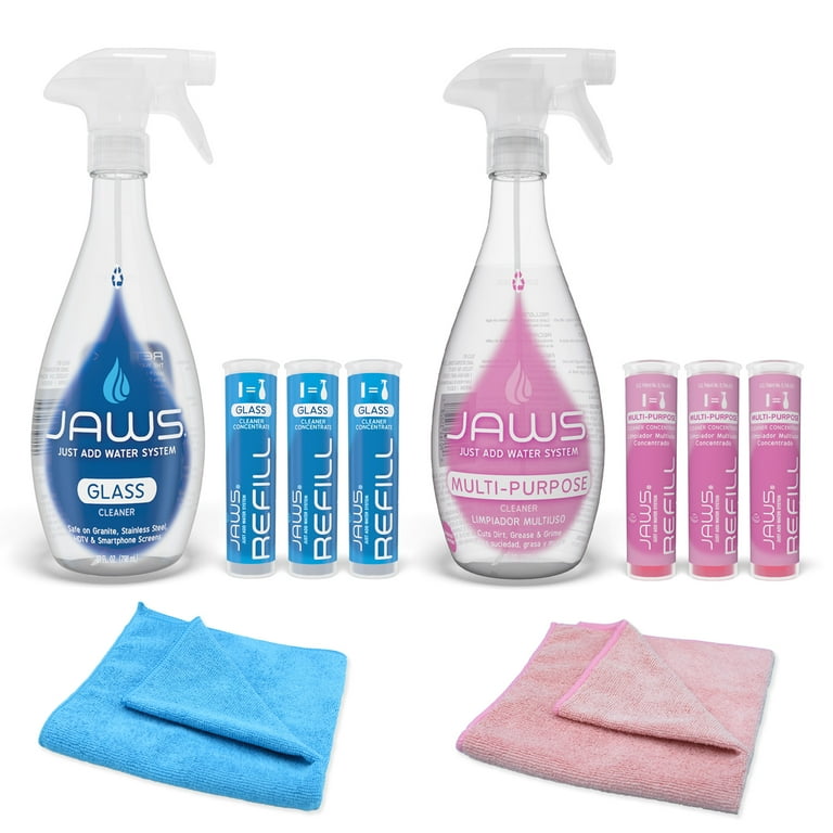 JAWS Home Cleaning Kit, Multi-Surface Kitchen, Glass