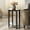 Black, variant on Safavieh Couture Leonardi Coastal Wood Oval End Table, Black