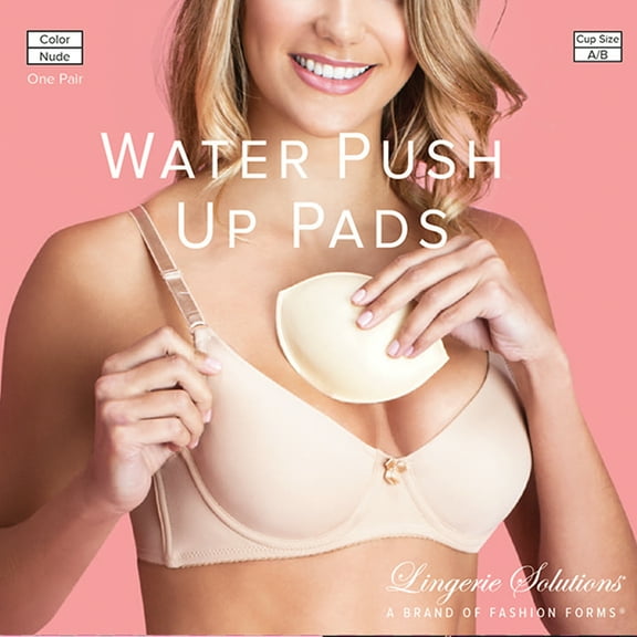 Fashion Forms Women's Water Push-up Pads Nude Bra Inserts