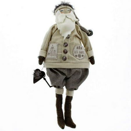 FABRIC SANTA STAMP DOLL