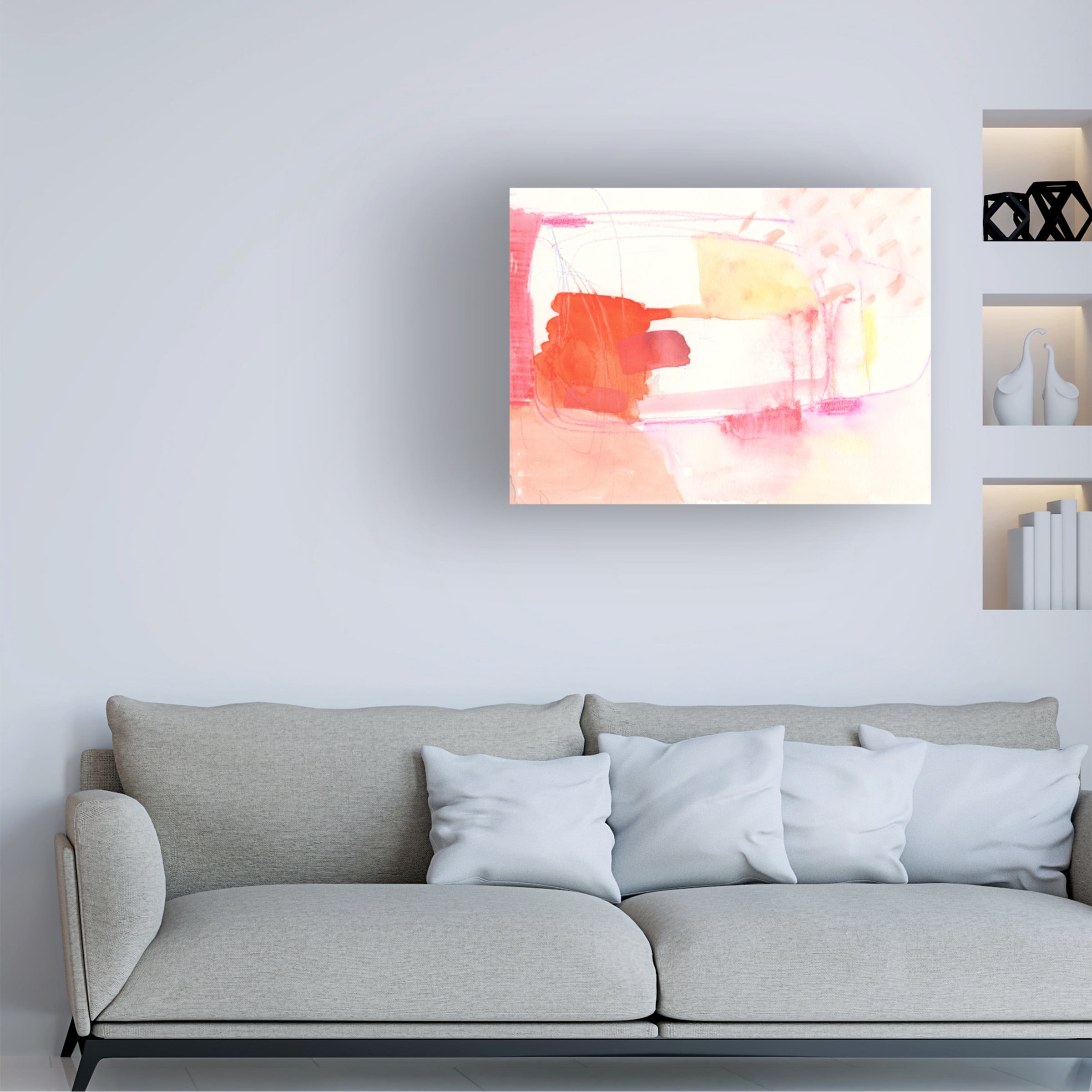 Victoria Barnes 'Aprikose II' Canvas Art