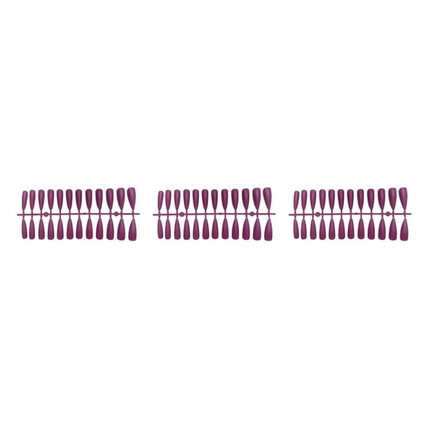 Seitruly Tabletas para mejorar las uñas Diseño elegante de puntos Usable Uña falsa Puntas de manicura encantadoras JM-12Rose Red Purple Type1 NO1 Seitruly CBP456184