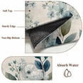 thumbnail image 6 of Area Rug for Living Room, Spring Flowers Non-Slip Indoor Large Carpet for Bedroom/Dining Room, Watercolor Floral Leaves Botanical Beige Washable Low-Profile Rectangle Floor Runner Rugs - 5 x 8 Ft, 6 of 7