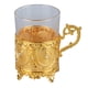 thumbnail image 1 of Jarra de cerveza de vidrio de aleación, taza de cerveza Matal, taza de whisky decorativa coleccionable, taza para beber para el día del padre, Navidad, cumpleaños, dorado (J18149), 1 of 5