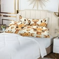 thumbnail image 6 of Cute Baby Giraffe Head Plush Pillow Cases Queen Size Ultra Soft Warm Pillowcases with Zipper 20"x30", 6 of 9