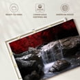 thumbnail image 6 of Elephant Stock Red Forest Waterfall Wall Art - Horizontal Canvas Wall Art - Living Room Wall Decor - Photography Nature Canvas - Brown And Red Decor - 12" x 8", 6 of 8