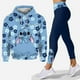 thumbnail image 2 of Conjunto deportivo 3D para mujer, ropa deportiva para Yoga, ropa esencial con capucha, ropa femenina, sudadera, 2024, 2 of 5