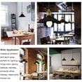 thumbnail image 3 of ZC5HAO 3 Pack Industrial Black Pendant Light Fixture, Led Battery Operated Remote Control Indoor Wireless Dimmable Vintage Hanging Pendant Lights for Home Kitchen Lighting, Light Bulbs Included, 3 of 7