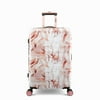 IFLY HARDSIDE FIBERTECH 24", WHITE/ROSE GOLD MARBLE