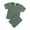 Dark Green, variant on Kids Solid Cotton Short-Sleeve Tee & Shorts Loungewear Set Color:Sky Blue,Size:2-3 Years