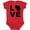 Red, variant on Inktastic Love Wisconsin Boys or Girls Baby Bodysuit
