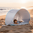 thumbnail image 4 of Wilwolfer Pop Up Beach Play Tent with Pool for Toddlers & Infants - Portable Baby Sun Shelter Tent with UV Protection (Silver), 4 of 6