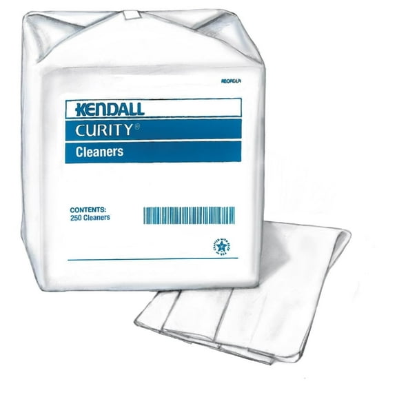Curity Cleaners, Large (13-1/2 x 13-1/2 Inch) - Pack of 250