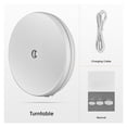 thumbnail image 2 of Motorized Turntable Display 360 Degree Electric Rotating Display Turntable For Display Jewelry Watch Digital Product 20KG ,Quiet and Smooth, 2 of 8