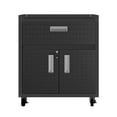 thumbnail image 5 of Manhattan Comfort Fortress 3-Piece Wood Garage Cabinet Set 2.0 in Charcoal, 5 of 11