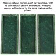 thumbnail image 4 of Bandeja de tocador de baño de mármol HESHIBI Natural Stone Green, 4 of 8