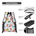thumbnail image 4 of Yiaed Dinosaur Print School Backpack College Backpack Daypacks for Students High School Spacious and Durable Daypack for Work and Travel-One Size, 4 of 6