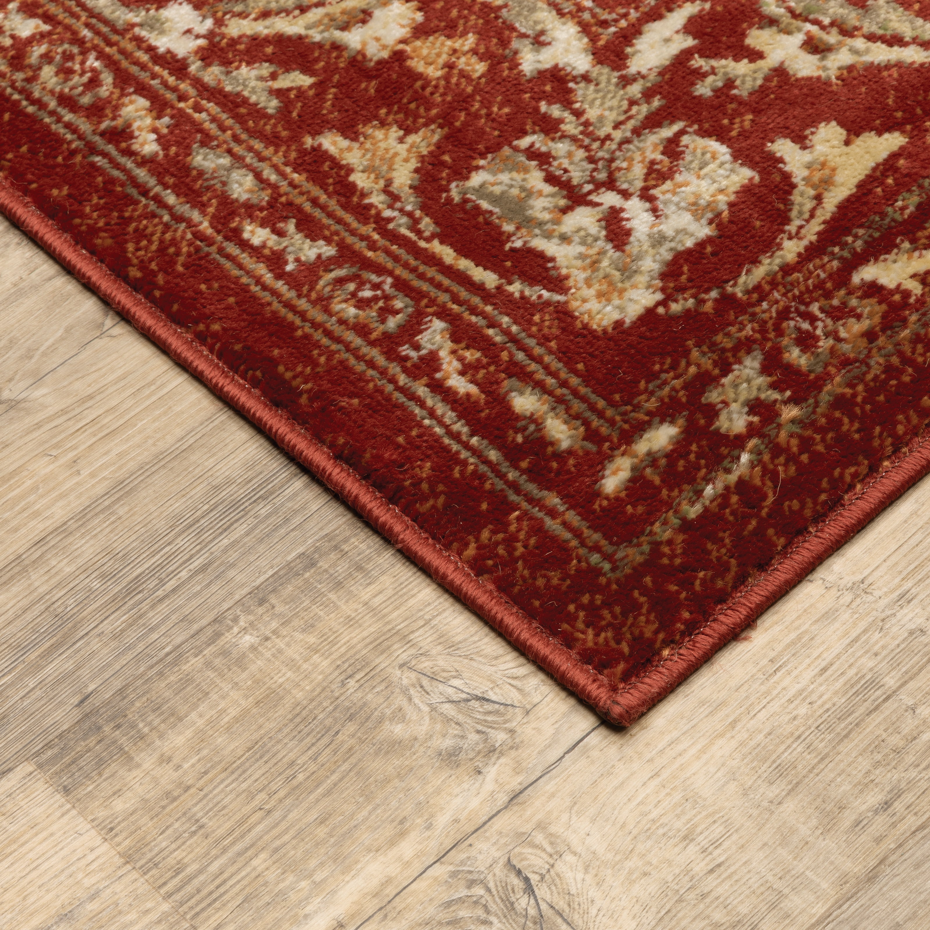 Avalon Home Jasmine Persian Traditional Area Rug, Red
